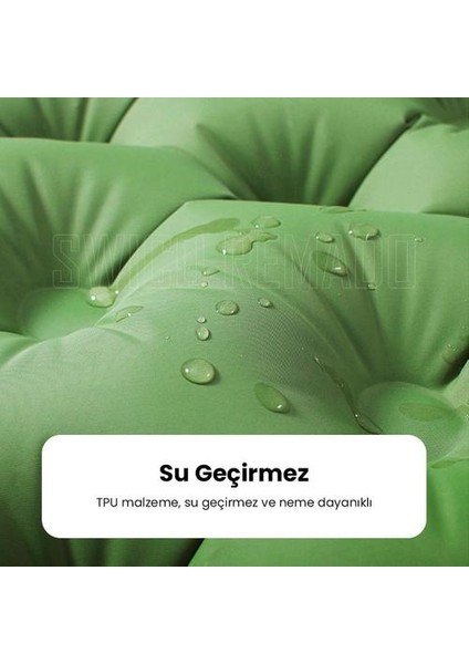 Yastıklı Ve Pompalı Tek Kişilik Şişme Yatak - Gri (Yurt Dışından) fırsatları