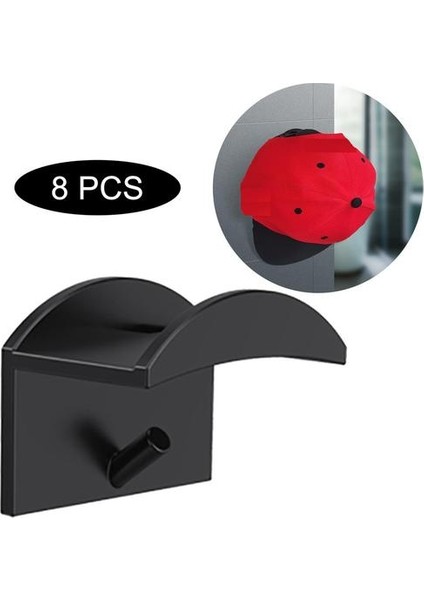 Duvar Şapkası Kancaları Minimalist Ceket Rafları Oturma Odası Gardırop Anahtarı Siyah (Yurt Dışından) fiyatları