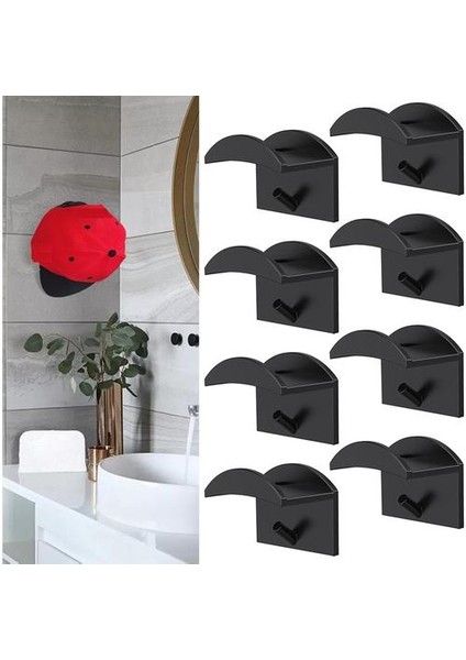 Duvar Şapkası Kancaları Minimalist Ceket Rafları Oturma Odası Gardırop Anahtarı Siyah (Yurt Dışından) fırsatları