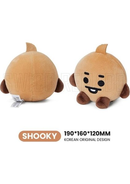 Bt21 Shooky Sevimli Karikatür Peluş Oyuncak - Kahverengi (Yurt Dışından)