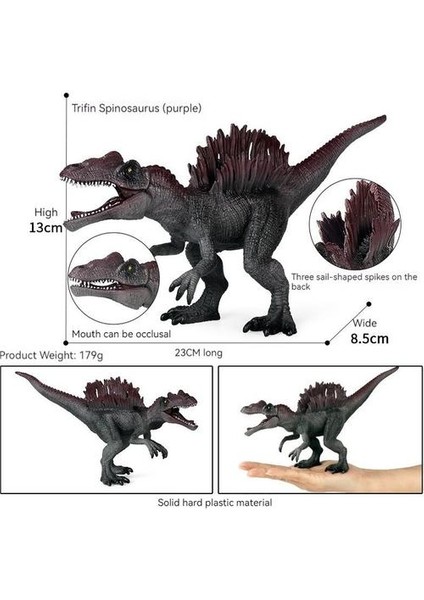 23cm Dinozor Spinosaurus Model Oyuncak Hediye (Yurt Dışından)