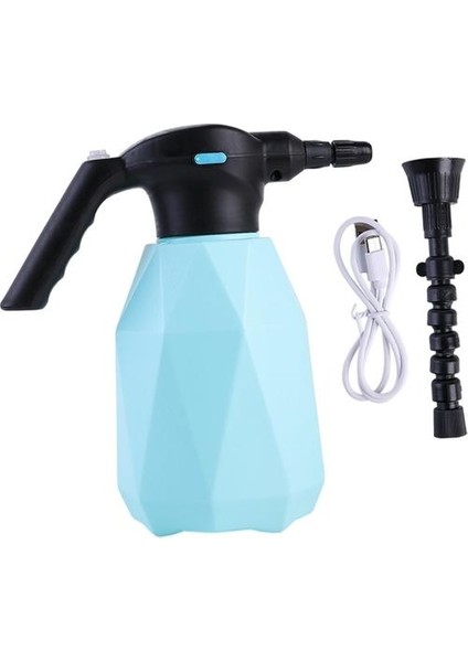 1xhandheld Elektrikli Tesis Sprey Şişesi Otomatik Sulama Sisleyici Bahçe Aracı Mavi Evrensel Kafa (Yurt Dışından)