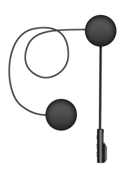 Sportauto T4 Kablosuz Bluetooth Kask Kulaklığı - Siyah (Yurt Dışından)