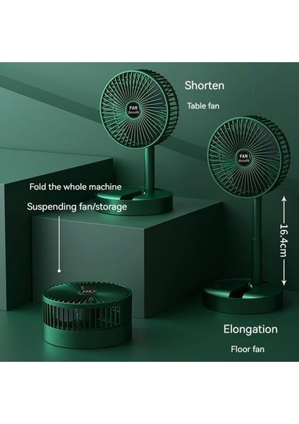 Katlanabilir Mini Taşınabilir Masaüstü Fan (Yurt Dışından)