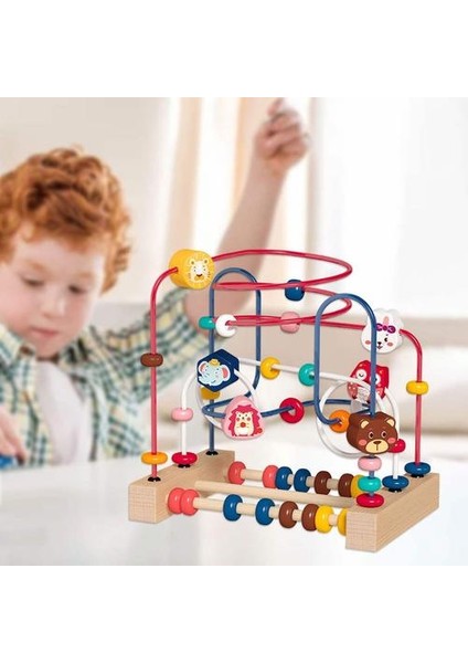 Boncuk Labirent Oyuncaklar Souptoys Eğitim Çocuk Dikkat Bebek Doğum Günü Hediyesi Hayvanlar Için (Yurt Dışından) modelleri
