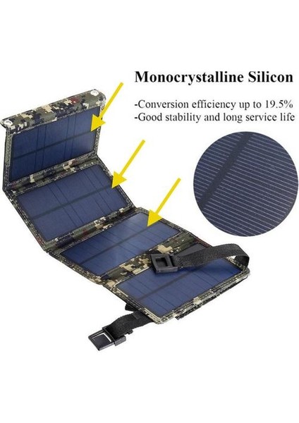 Usb Solar Charger 20w Taşınabilir Güneş Paneli Telefon (Yurt Dışından) fırsatları