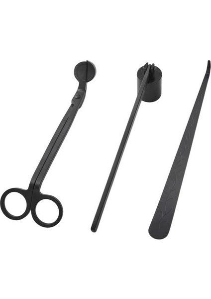 Paslanmaz Çelik Snuffer Aracı Kanca Makas Trim Lambası Yağ Düzeltici Kepçe (Yurt Dışından)