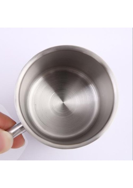 Paslanmaz Çelik Bira Kupa Kahve Fincanı Çay Çift Duvar Kamp Içme Kupası 4pc (Yurt Dışından)