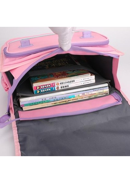 Lovehome Desen Baskılı Çocuk Sırt Çantası - Mavi / Pembe (Yurt Dışından) modelleri