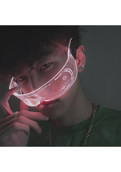 Led Işıklı Güneş Gözlüğü Vintage Punk Gözlükler Moda Parti Noel Renkli Işıklı Gözlük Shades Uv400 (Yurt Dışından) fırsatları