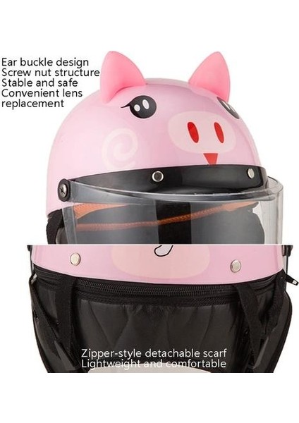 Çocuk Motosiklet Bisiklet Kaskı - Pembe (Yurt Dışından) modelleri