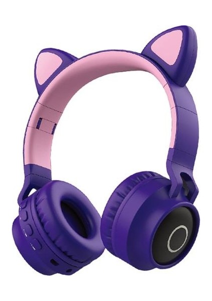 Sevimli Kedi Kulakları Bluetooth Kulaklık (Yurt Dışından)