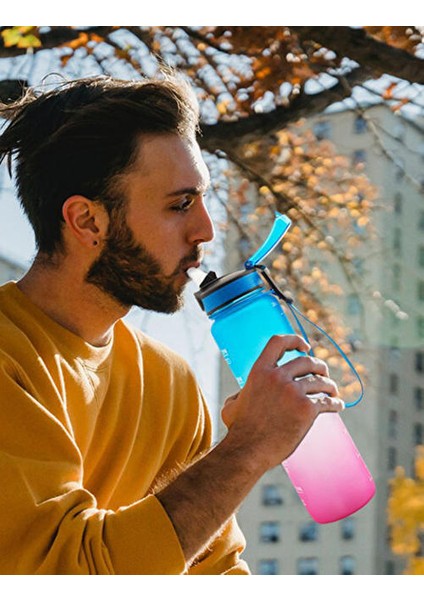 Kilitli Kapak 1000 Ml Kırılmaz Tritan Matara (Yurt Dışından) fiyatları