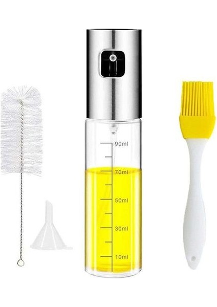 Paslanmaz Çelik 90 Ml Cam Yağ Püskürtme Şişesi Pişirme Için 1 Adet (Yurt Dışından) fırsatları