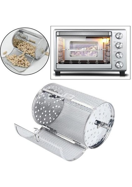 Sunnimix Kahve Çekirdeği Barbekü Izgara Kavurma Pişirme Döner Paslanmaz Izgara Kafes 120x180mm (Yurt Dışından) fırsatları
