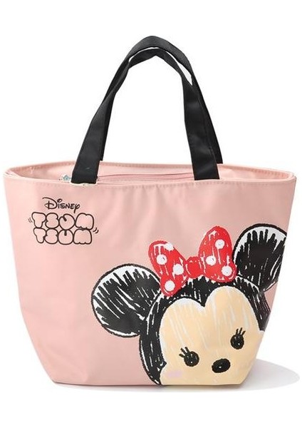 Isı Yalıtımlı Mickey Minnie Öğle Yemeği Çantası-Pembe (Yurt Dışından)