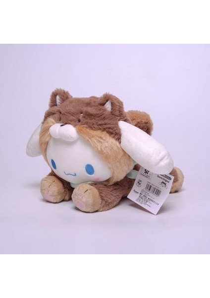 23cm Karikatür Dolgulu Hayvan Kuromi Benim Melody Tarçın Rulosu Peluş Anime Kawaii Sevimli Yumuşak Peluş Oyuncak Hediye (Yurt Dışından)
