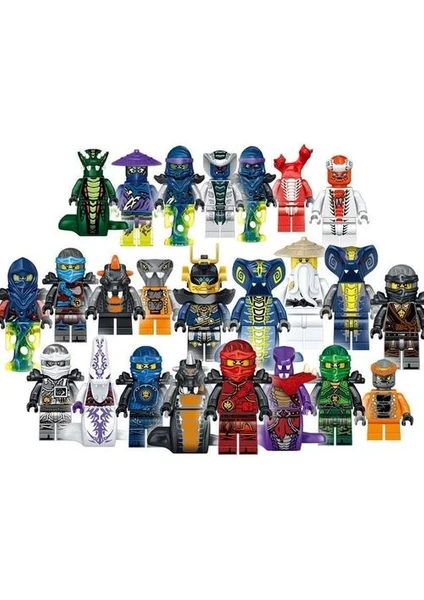 24'Lü Ninjago Mini Figür Oyuncak (Yurt Dışından)