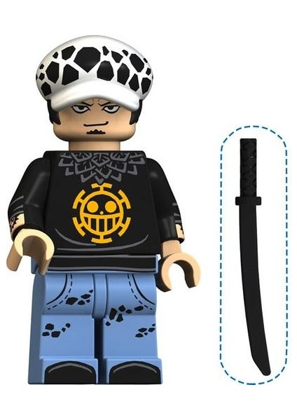 Fıy Yapı Taşları Oyuncaklar Figür One Piece 8'Li Küçük Parçacık Çocuk Eğitici Yapı Taşları Oyuncak 5 Cm (Yurt Dışından)