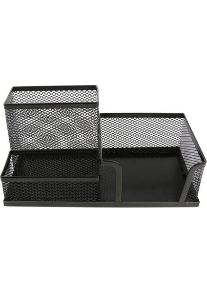 Siyah Ofis Mesh Metal Masa Organizatörü, 3 Bölüm 7.9 X 3.7 X 3.7 Inch (Yurt Dışından)