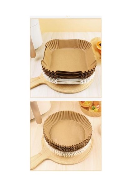 200 Yaprak Tek Kullanımlık Fritöz Yuvarlak Pişirme Kağıdı 16 Cm. (Yurt Dışından)