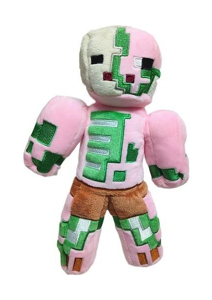 23 Cm Minecraft Figürlü Peluş Oyuncak -Pembe (Yurt Dışından)