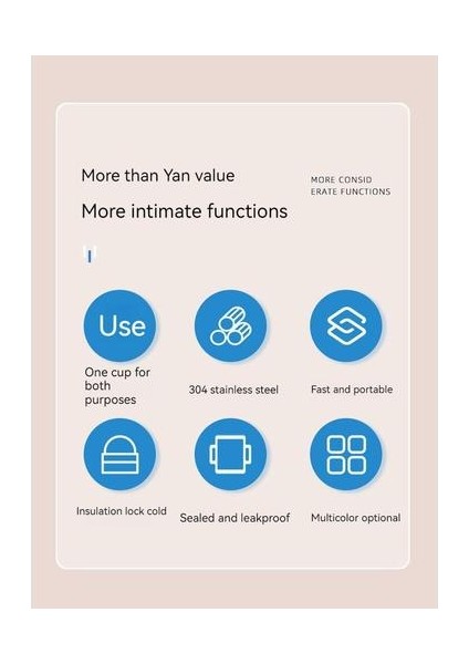 Outdoor Portatif Bardak Paslanmaz Çelik Termos Bardak Seti (Yurt Dışından) fiyatları