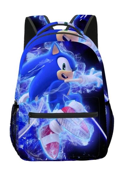 Ilkokul Ve Ortaokul Öğrencileri Için Kirpi Sonic Sonıc Okul Çantası (Yurt Dışından)