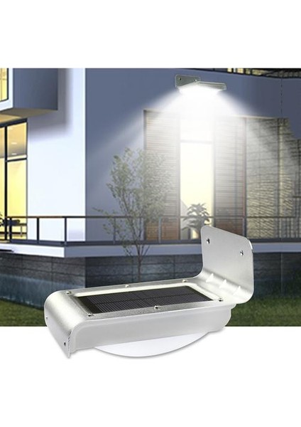 Güneş Enerjili 16 Led'ler Duvar Lambası Hareket Sensörü Açık Bahçe Yard Sokak Işık (Yurt Dışından)