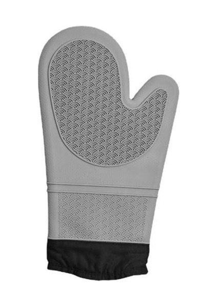 Douler Silikon Su Geçirmez Fırın Eldiveni - Gri (Yurt Dışından)