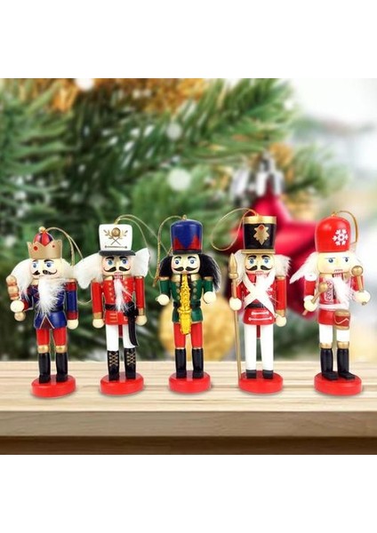 5 Adet Noel Ağacı Asker Süsleri - Çok Renkli (Yurt Dışından) fiyatları