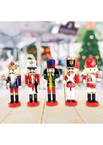5 Adet Noel Ağacı Asker Süsleri - Çok Renkli (Yurt Dışından) modelleri