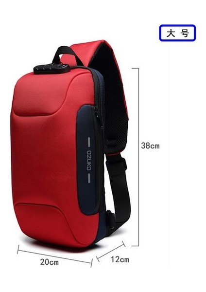 Mensch Erkek Göğüs Çantası Trendy Marka Spor Messenger Çanta (Yurt Dışından) modelleri