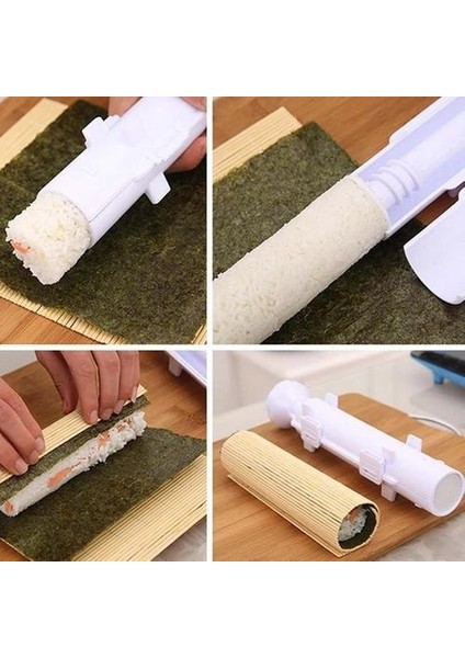 Cute Queen Japon Tarzı Onigiri Kek Rulo Kalıp Suşi Çok Fonksiyonlu Kalıp Suşi Yapma Aracı (Yurt Dışından) fırsatları