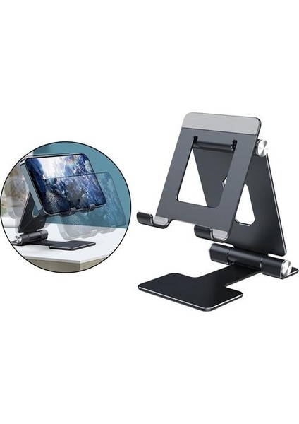 Cep Telefonu Standı Metal Telefon Tutucu Masası Dağı Dock Cradle Iphone Gri Için (Yurt Dışından) modelleri