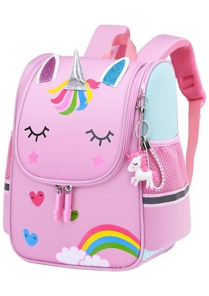 Unicorn Desenli Okul Sırt Çantası - Pembe (Yurt Dışından) fiyatları