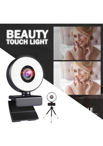 Webcam Işık İle Gaming Streaming İle Güzellik Rötuş Pc Laptop 1k (Yurt Dışından)