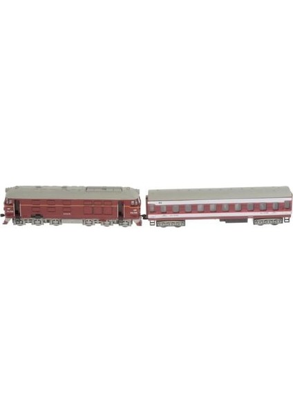 1:87 Simüle Edilmiş Tren Lokomotif Oyuncak Modeli Kırmızı (Yurt Dışından)