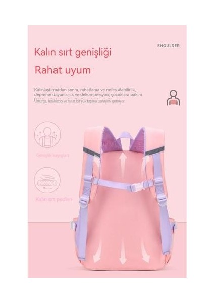 Ilkokul Öğrencilerinin Su Geçirmez Büyük Kapasiteli Sırt Çantası (Yurt Dışından)