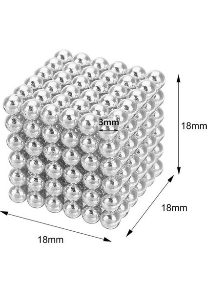 216 Adet 3mm Manyetik Top Set Sihirli Mıknatıs Küp (Yurt Dışından) modelleri