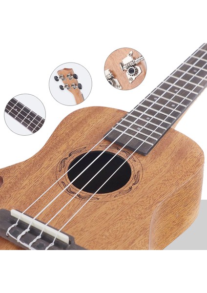 SP-21MC Set Maun Soprano Ukulele (Case Tuner Metod Askı Pena)