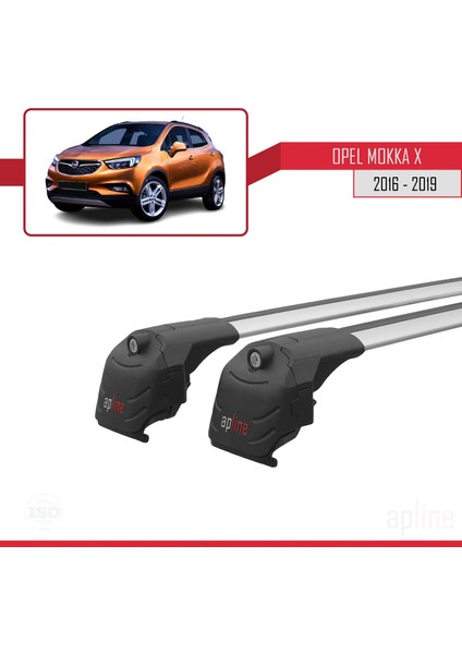 Opel Mokka x 2016-2020 Arası ile Uyumlu Ace-2 Ara Atkı Tavan Barı Gri