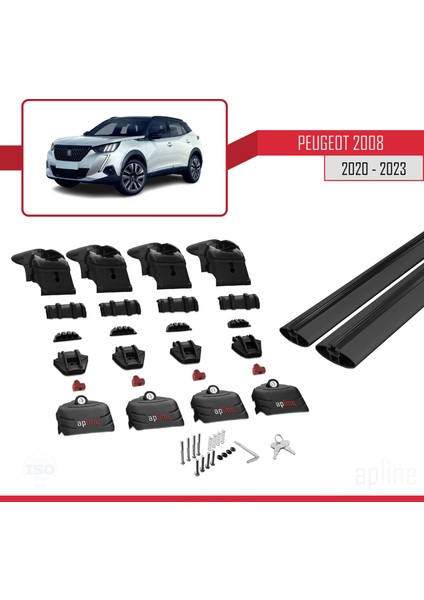 Peugeot 2008 2020 ve Sonrası ile Uyumlu Ace-2 Ara Atkı Tavan Barı Siyah indirimleri