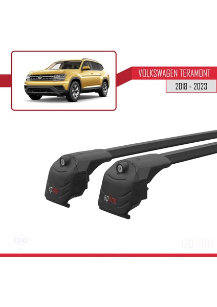 Volkswagen Teramont 2018 ve Sonrası ile Uyumlu Ace-2 Ara Atkı Tavan Barı Siyah modelleri