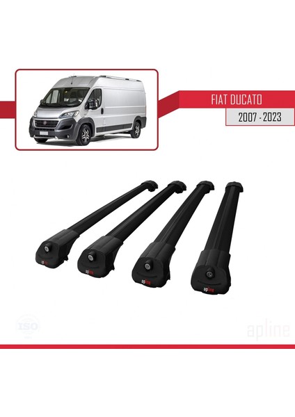 Fiat Ducato 2007 ve Sonrası ile Uyumlu Ace-1 Ara Atkı Tavan Barı Siyah 4 Adet Bar modelleri