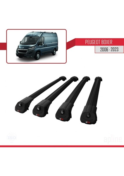 Peugeot Boxer 2006 ve Sonrası ile Uyumlu Ace-1 Ara Atkı Tavan Barı Siyah 4 Adet Bar modelleri
