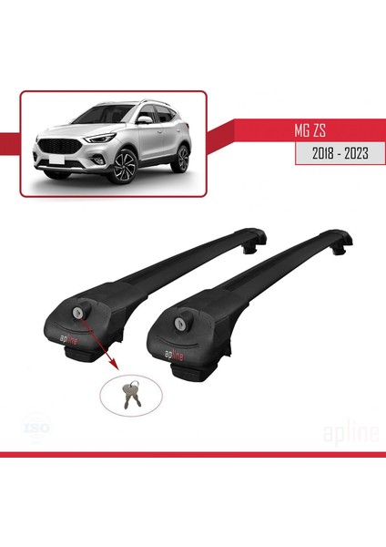 Mg Zs 2018 ve Sonrası ile Uyumlu Ace-1 Ara Atkı Tavan Barı Siyah fırsatları