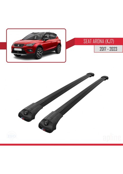 Seat Arona (Kj7) 2017 ve Sonrası ile Uyumlu Ace-1 Ara Atkı Tavan Barı Siyah modelleri