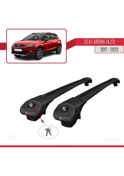 Seat Arona (Kj7) 2017 ve Sonrası ile Uyumlu Ace-1 Ara Atkı Tavan Barı Siyah fırsatları