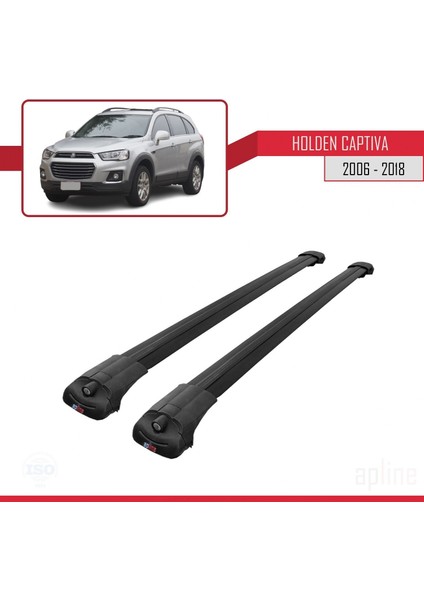 Holden Captiva 2006-2018 Arası ile Uyumlu Ace-1 Ara Atkı Tavan Barı Siyah modelleri